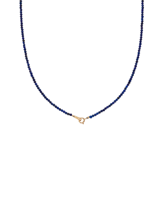 Lapis Lazuli Line Ball Necklace