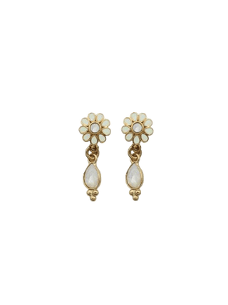 Angel flower earrings