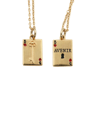 Sacha Mini Card Necklace