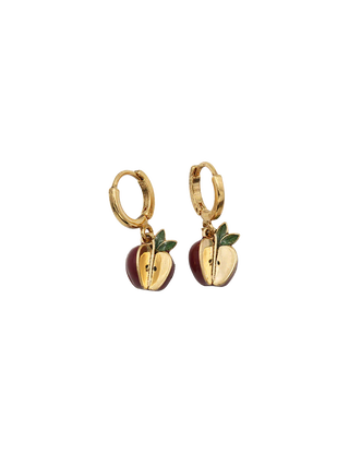 Sissi Apple Mini Hoop Earrings