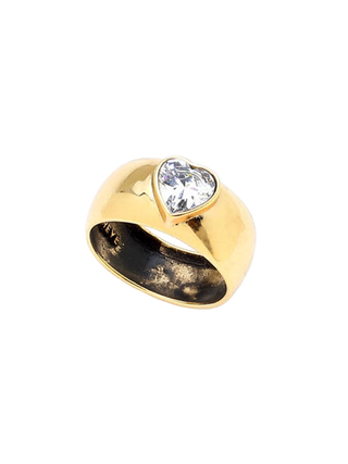 CRYSTAL HEART RING