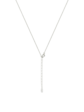 Double Heart Lariat Necklace