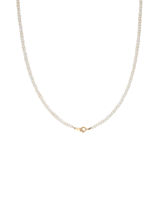 Freshwater Pearl Line Ball Necklace