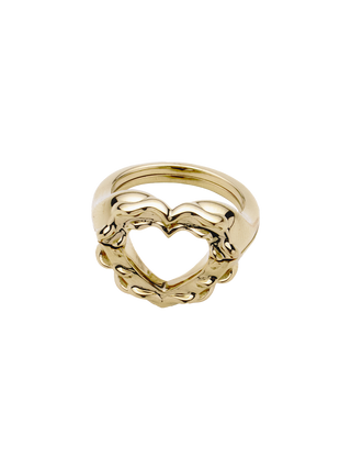HEART SILVER RING