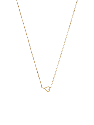Yellow Gold Heart Necklace