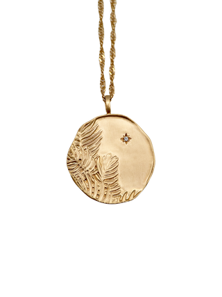 LEAVES 26MM MEDAL SINGAPOUR Necklace