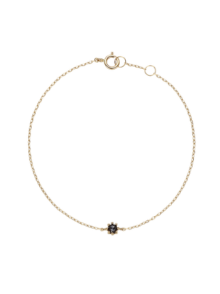 Hexa Shape Black Stone Bracelet