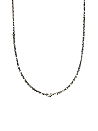 Men’s Box Chain Silver Necklace