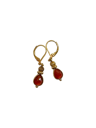 Goutte Carnoline Drop Earrings