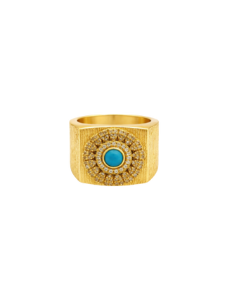 Cistus Turquoise Statement Ring