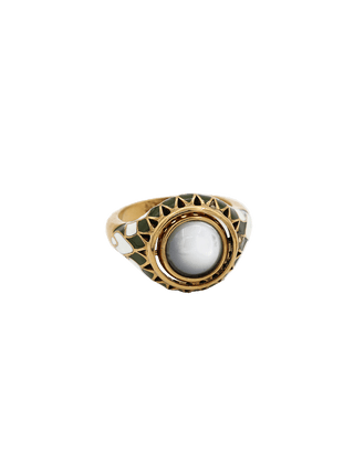 Sacha Pivot Clover Ring