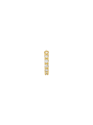 Daily Pavé Cubic Gold Huggie