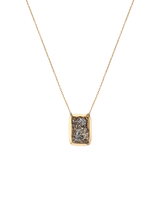Medium Rectangle Pendant Necklace