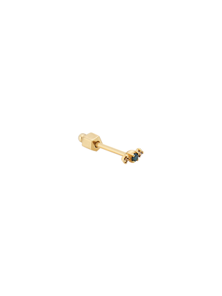 Blue Diamond Point Gold Piercing