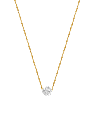 Rose Knot Pendant Necklace