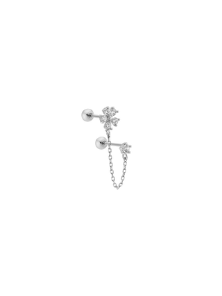 Flower Linked Chain Piercing
