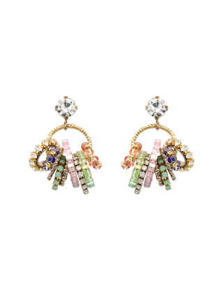 Crystal Orbital Statement Earrings