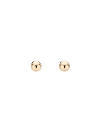 Gold 4mm Sphere Stud