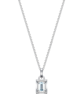 SAND DUNE STONE NECKLACE(AQUAMARINE)