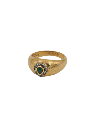 Sacha Rhinestone Drop Ring