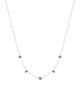 Gold Necklace with 5 Gold Nuggets