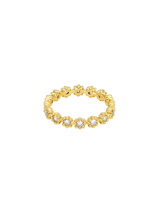 Daisy Bloom Crystal Ring
