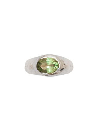 Positano Brazil Green Silver Ring