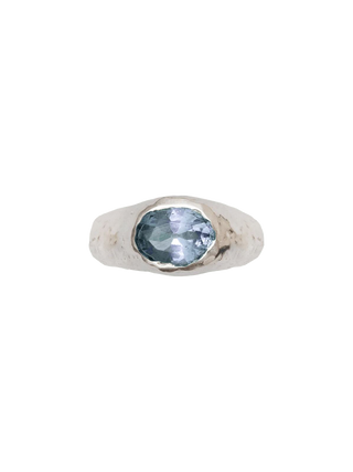 Positano Blue Silver Ring