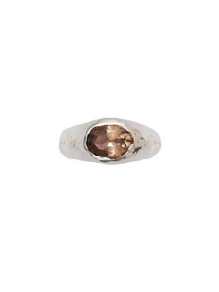Positano Brown Silver Ring