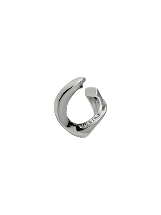 Hustad #257 Earcuff Sculptural Polished Sterling Silver Ear Cuff | LE FIGUE NEW YORK