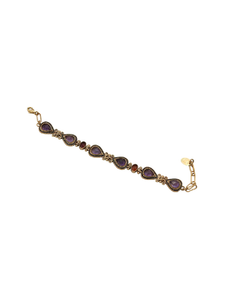 LA2L Arena Bracelet with Amethyst and Hessonite | LE FIGUE NEW YORK