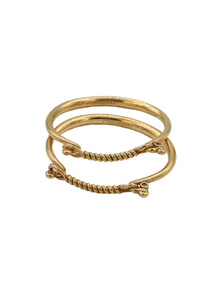 LA2L Medusa Bracelet with Hessonite and Serpentine accents and sculptural serpent-head details | LE FIGUE NEW YORK
