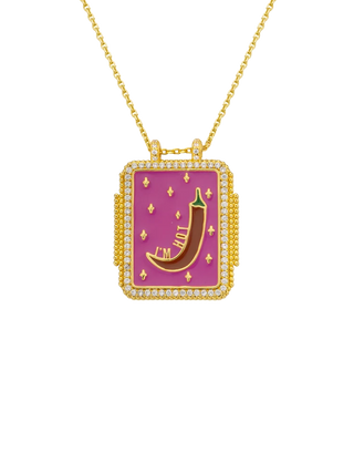 MYA BAY Spicy Boheme Gold Filled Pink Chili Pepper Pendant Necklace | LE FIGUE NEW YORK