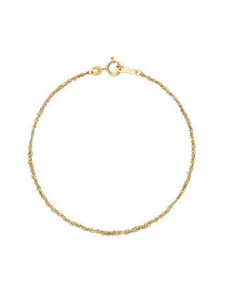 Yellow Gold Mix Triple Bracelet