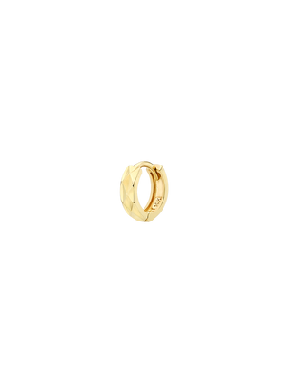 Miliemoon Single Cut Huggie Everyday 14K Solid Gold Huggie Earrings | LE FIGUE NEW YORK