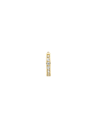 Vintage Diamond Single Huggie