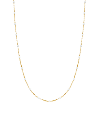 Golden Bead Cluster Necklace