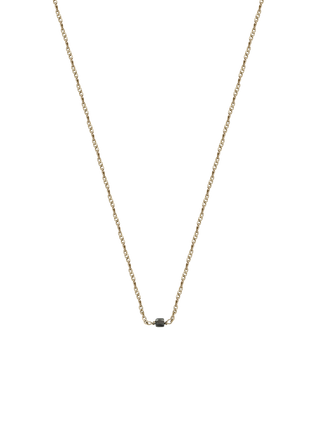 Black Diamond Eternity Pendant Necklace