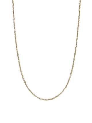 White Gold Mix Triple 45cm Necklace