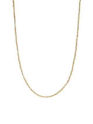 Yellow Gold Mix Triple 45cm Necklace
