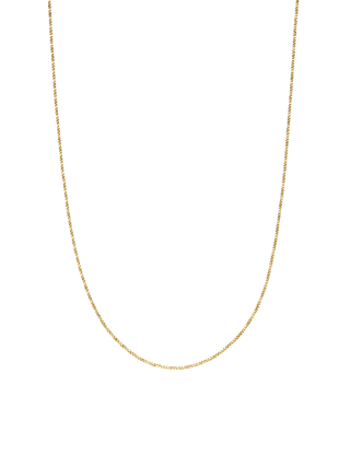 Box Twisted Chain Gold Necklace