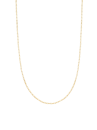 Long Box Gold Chain Necklace