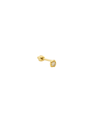 2mm Cognac  diamond Piercing