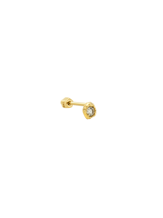 Cognac 2.5mm Diamond Piercing