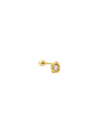 Cognac 3mm Diamond Piercing