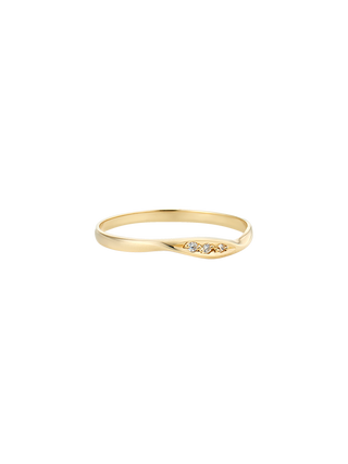 Simple Accent Gold Ring