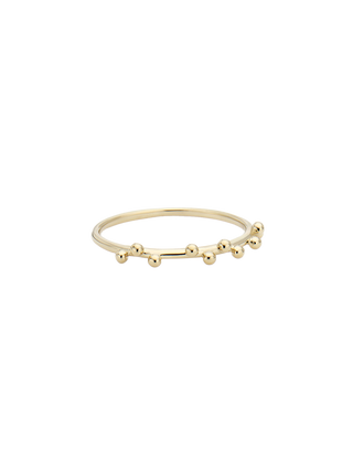 Mismatch Beaded Layer Ring