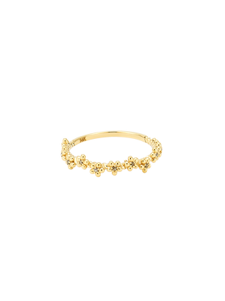 Cognac  Diamond Vine Ring