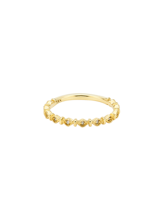 Lumière Diamond Twist Band Ring