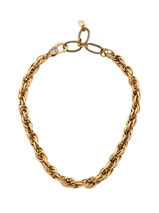 Mon Reve Simply You Gold Filled Necklace with Sculptural Twisted Chain | LE FIGUE NEW YORK
